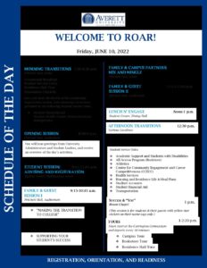 ROAR Session II Schedule (Final) | Averett University